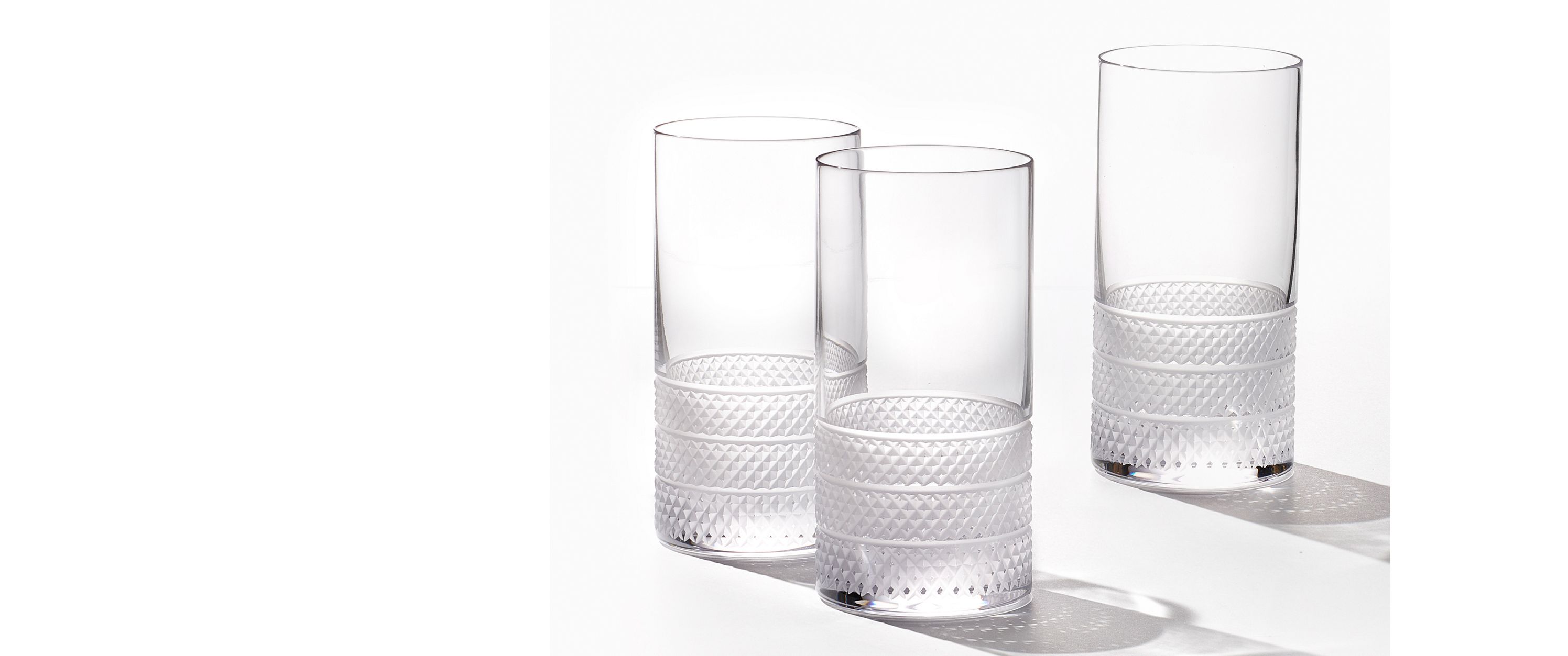 Tiffany Home Essentials Water Glass in Crystal Glass, Set of Four